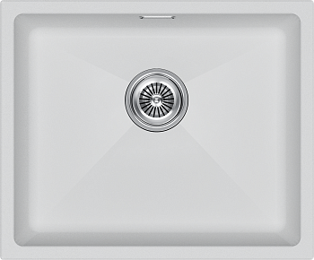 Кухонная мойка Paulmark LUMI 55UNI LU55-WH 46х56 цвет белый